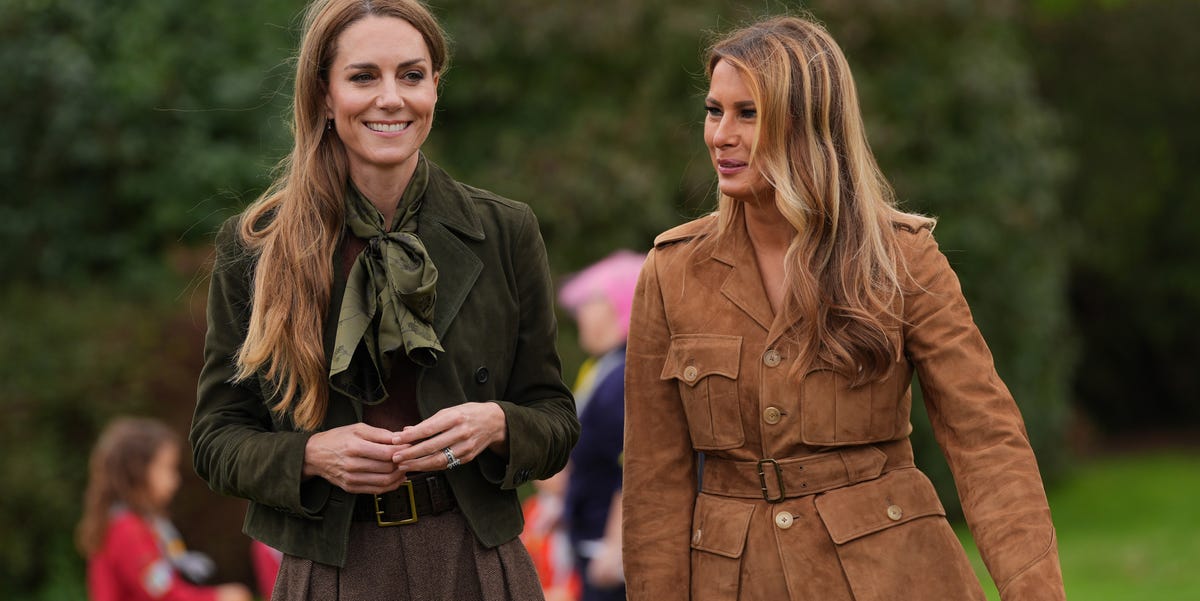 Giacca in suede come Kate Middleton e Melania Trump per l'Autunno 2025