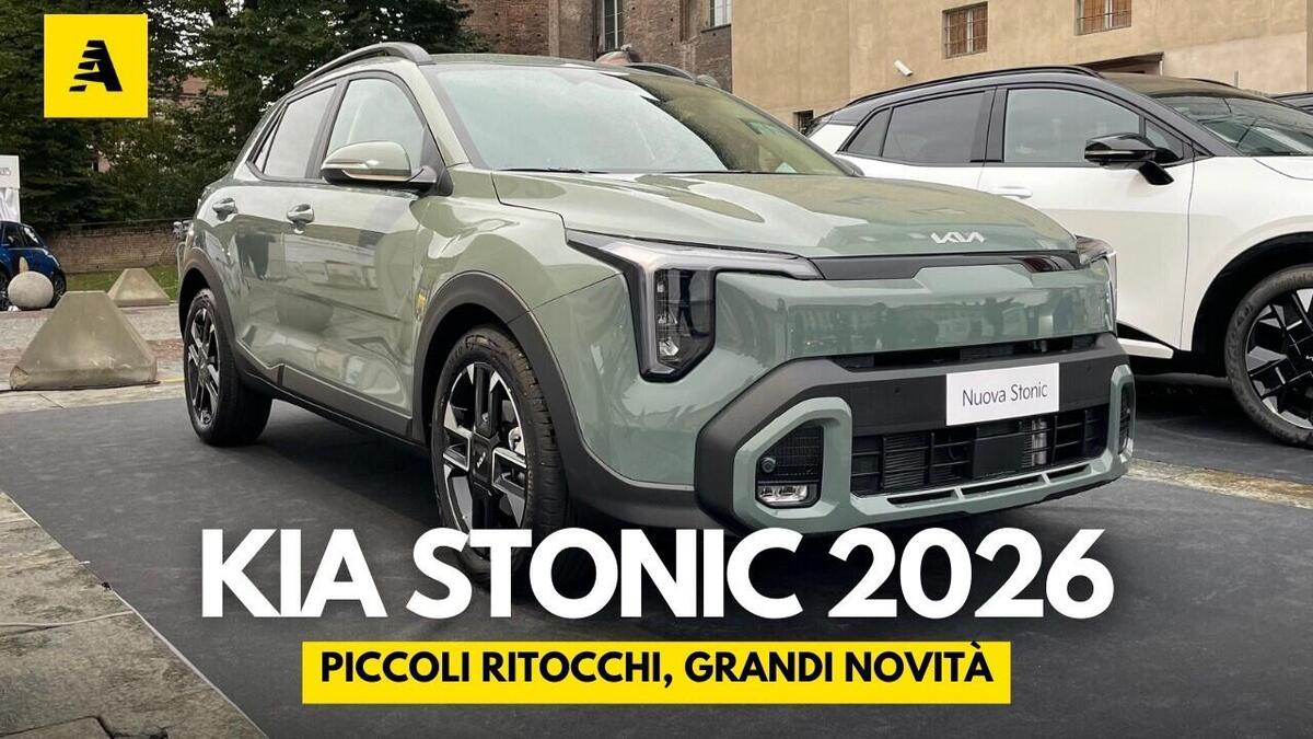 Kia Stonic 2026: pochi ritocchi, ma quanta sostanza! [VIDEO] - News