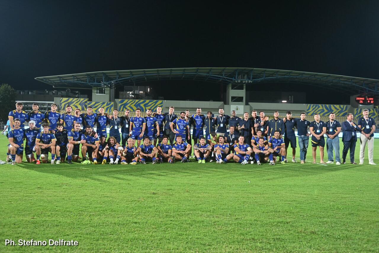Le Zebre Parma domano i Black Lions nel secondo test pre stagione