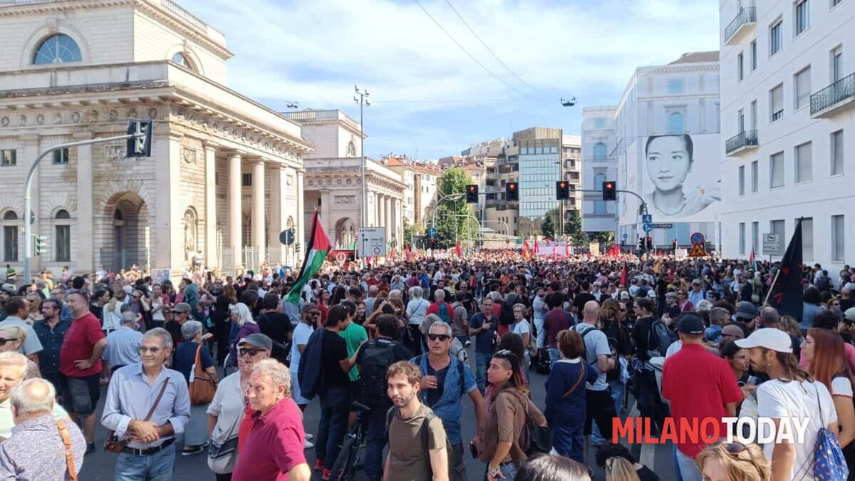 La partenza in Porta Venezia (foto G.Mannu)