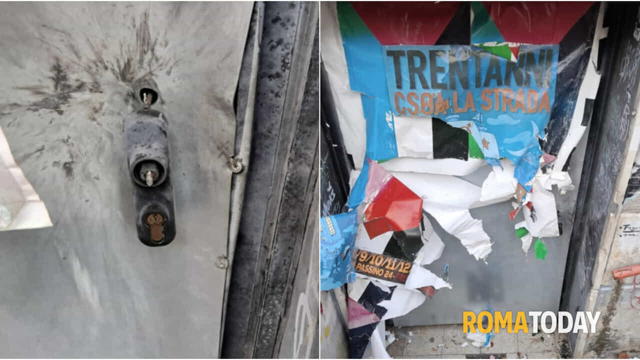 Garbatella, bomba carta contro il centro sociale 'La Strada' pro Pal