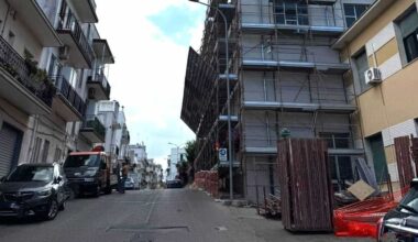 in corso i lavori di riqualificazione della palestra