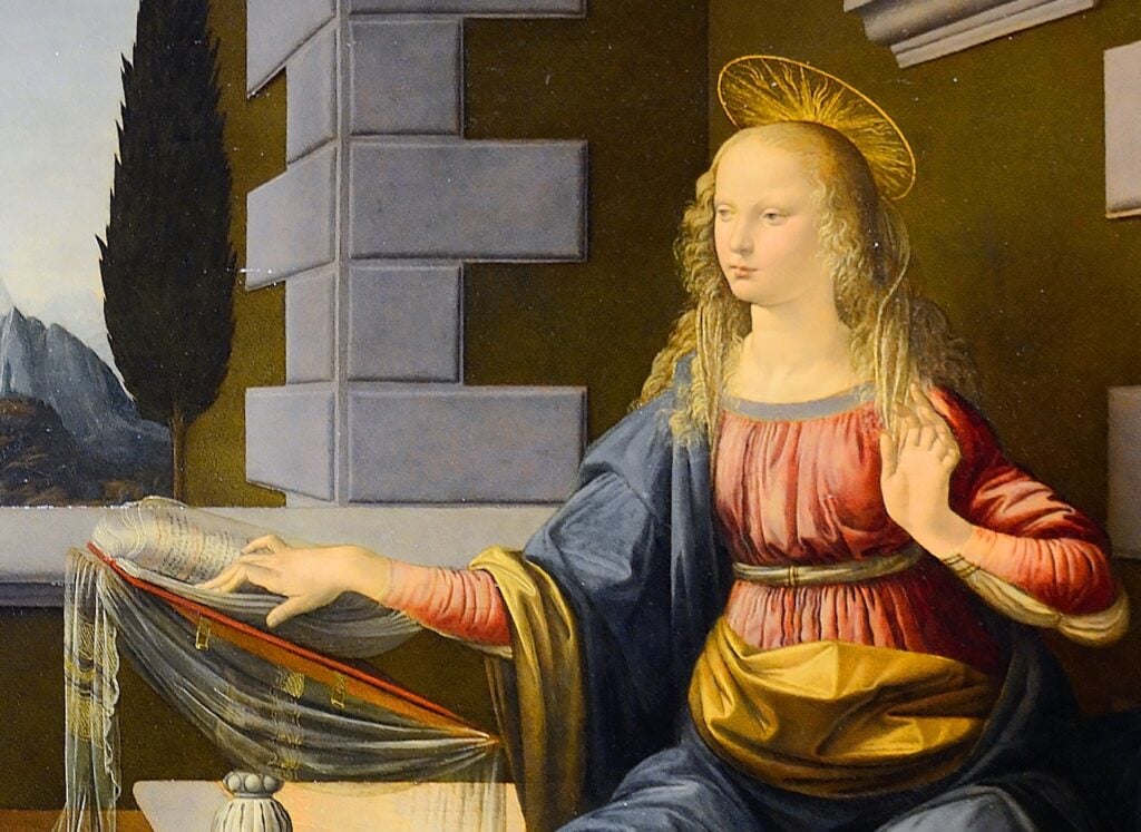 Misteri, domande e risposte attorno all’Annunciazione di Leonardo degli Uffizi