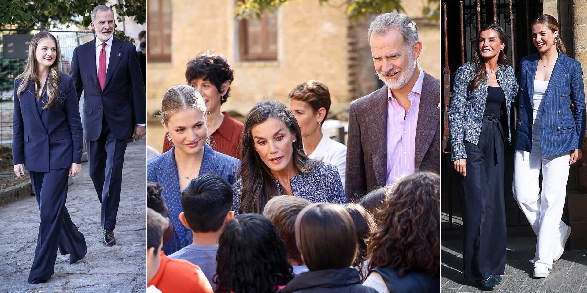 Visita in Navarra per Leonor di Spagna con mamma Letizia e papà Felipe: è stato un trionfo. Guarda le foto - OGGI