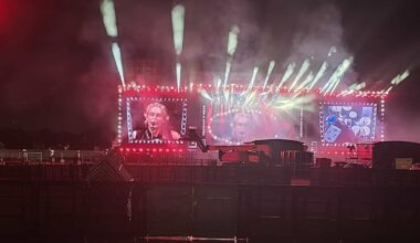 Le prove di Ligabue sul palco davanti alla Reggia