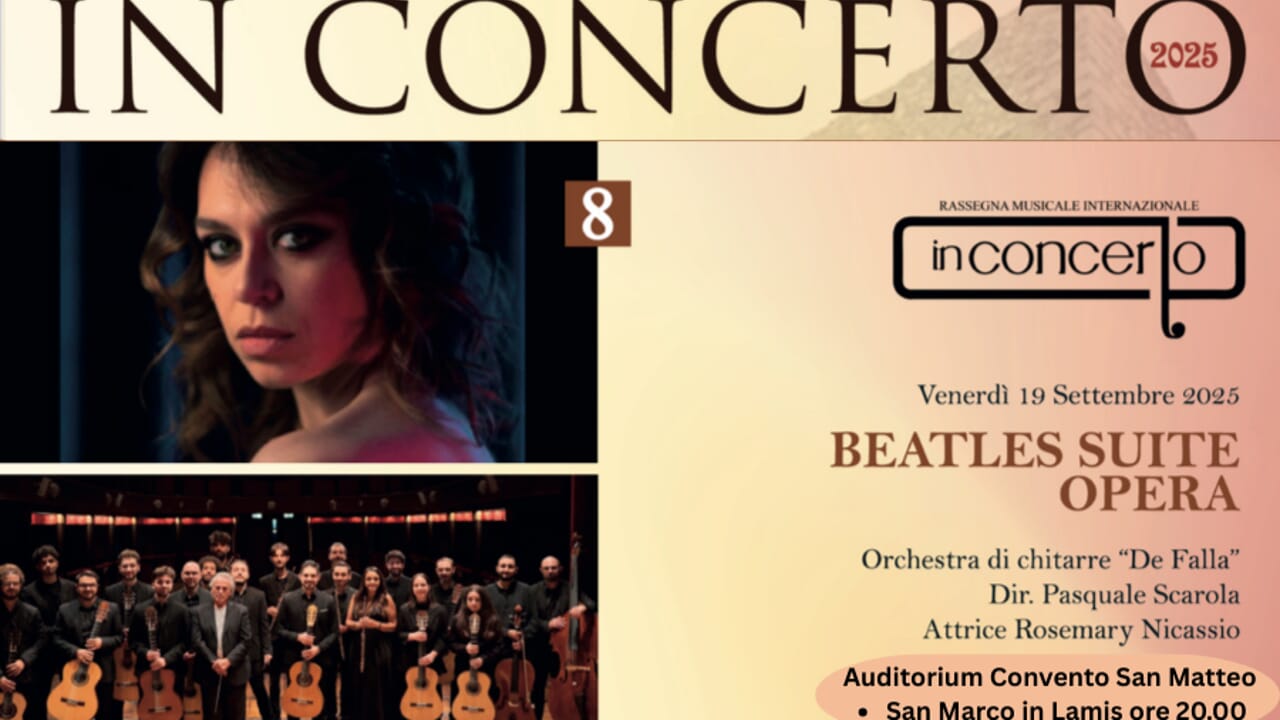 'InConcerto, a San Marco in Lamis appuntamento con ‘The Beatles Suite Opera’