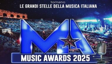 Tornano all’Arena di Verona i Music Awards il 12 e il 13 settembre 2025