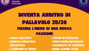 Via al corso per arbitri di pallavolo: ecco come partecipare