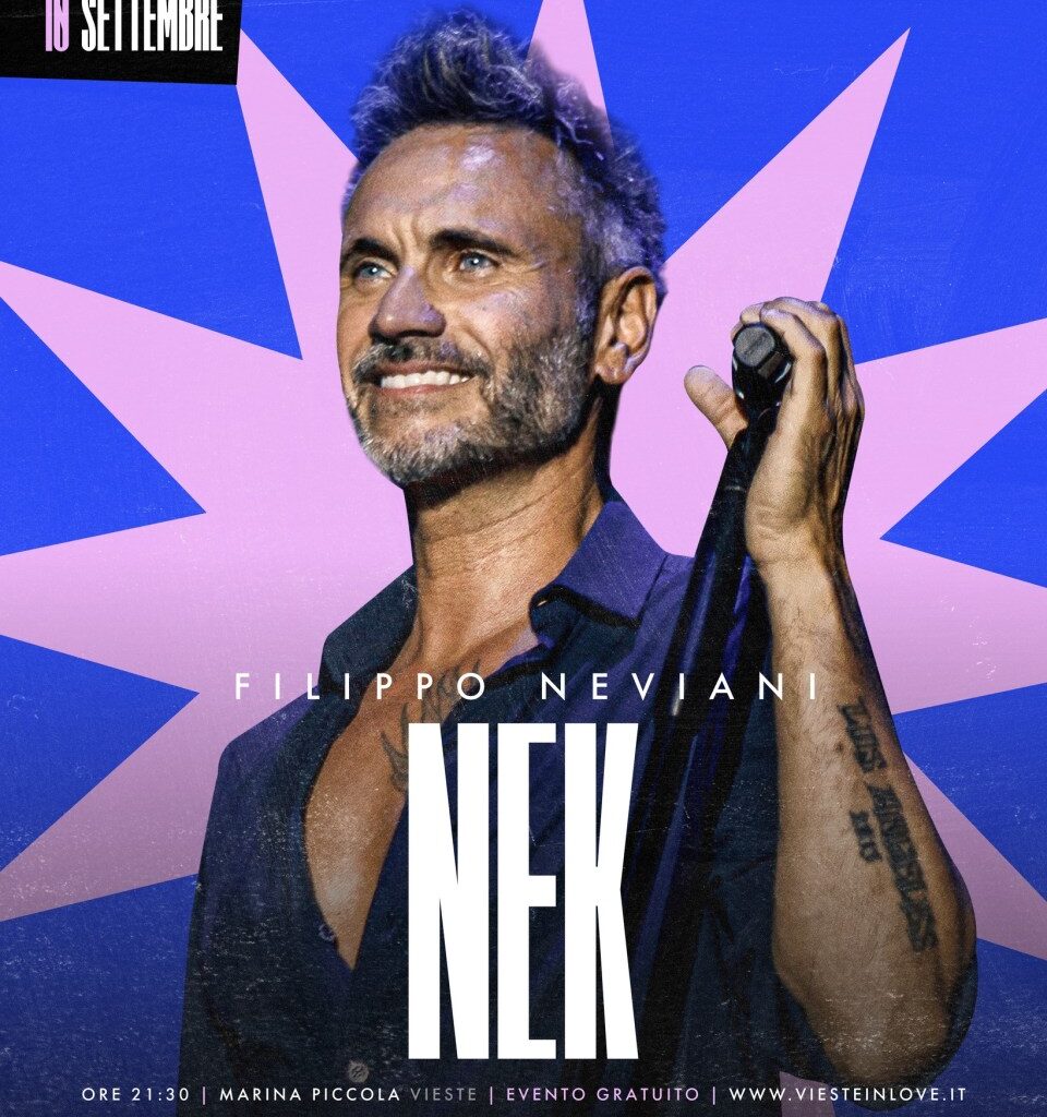 NEK IN CONCERTO PER CANTARE L’AMORE – Rete Gargano