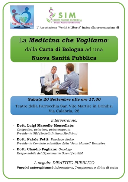 locandina LA MEDICINA CHE VOGLIAMO