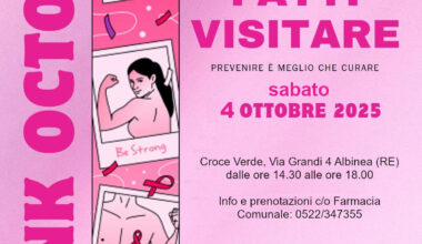 Albinea aderisce alla campagna di prevenzione di tumore al seno di LILT – Comune di Albinea