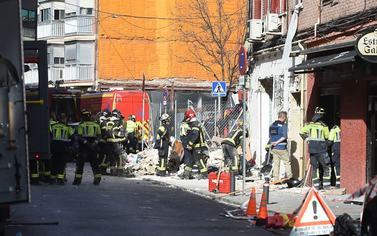 Madrid, recuperato il cadavere di un uomo dopo l'esplosione in un bar