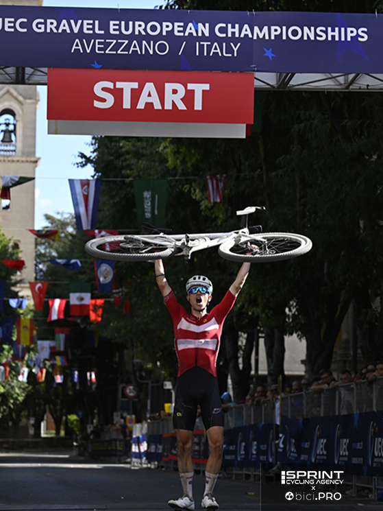 Campionati europei gravel 2025, Avezzano, Mads Wurz Schmidt