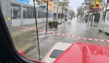Nubifragio nella notte, allagamenti tra Bibione, Caorle e Eraclea