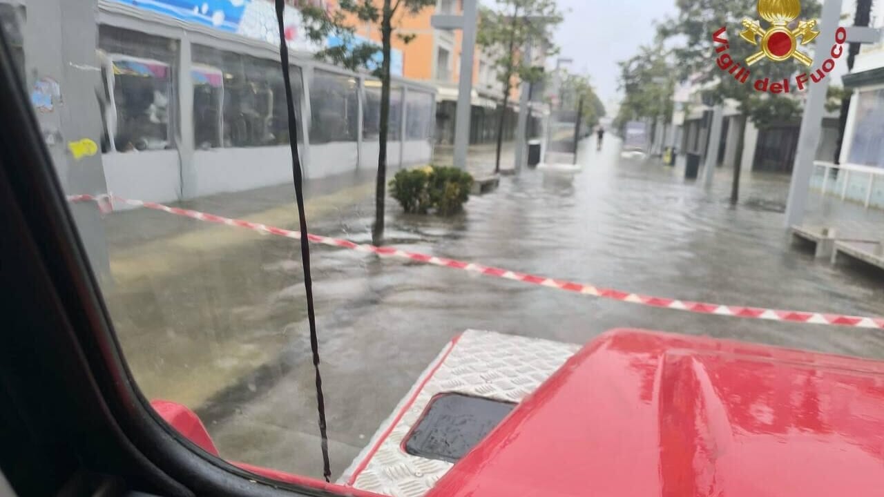 Nubifragio nella notte, allagamenti tra Bibione, Caorle e Eraclea