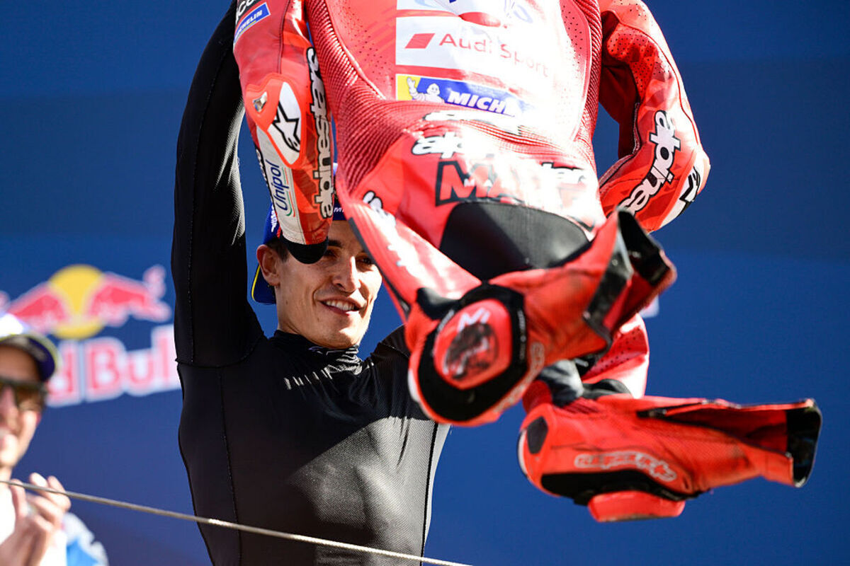 Marquez podio Misano