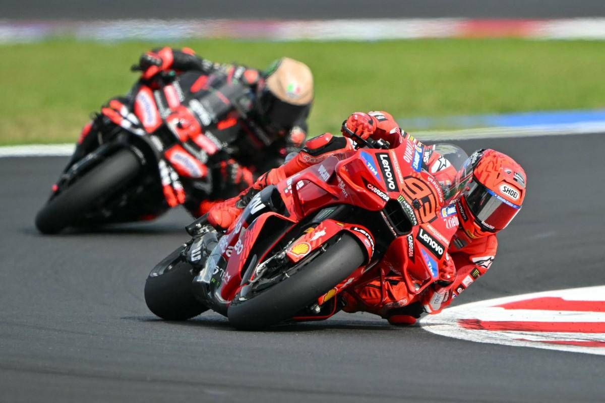MotoGp oggi, vince Marquez, secondo Bezzecchi. Ordine d'arrivo nel Gp San Marino