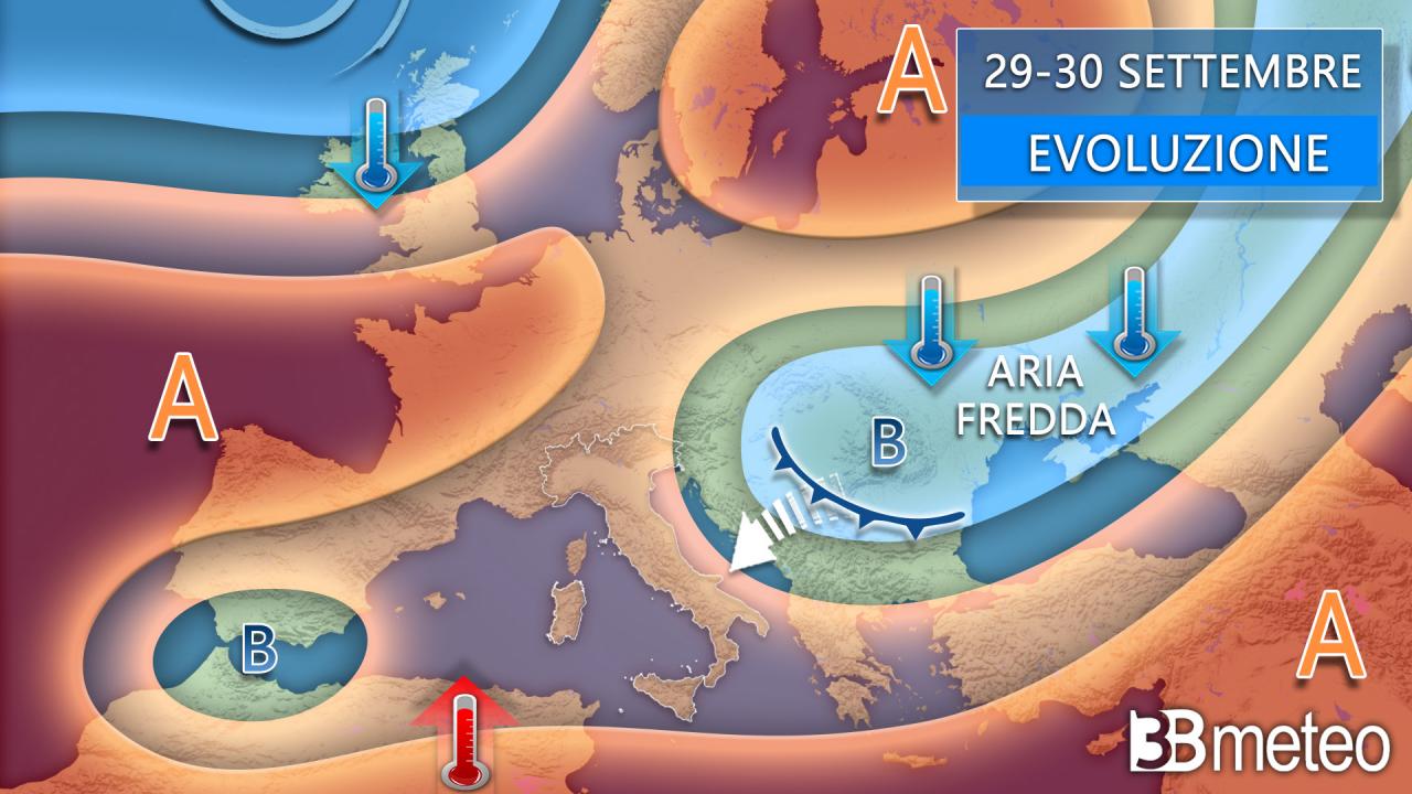 Meteo 29-30 settembre