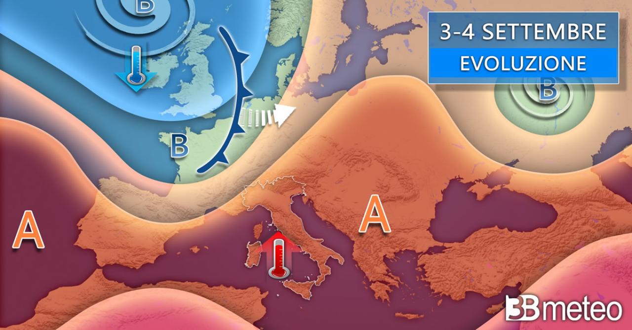 Meteo 3-4 settembre