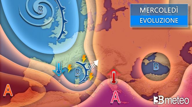 Meteo mercoledì