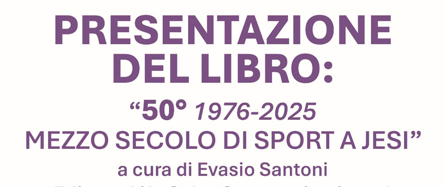 50 anni 1976 2025 di sport a Jesi