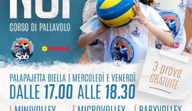 Open Day Minivolley di Scuola Pallavolo Biellese FOTO - Newsbiella.it