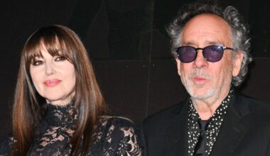 Monica Bellucci, le prime parole dopo la rottura con Tim Burton
