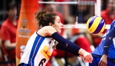 La campionessa del mondo di volley femminile Monica De Gennaro a Salerno