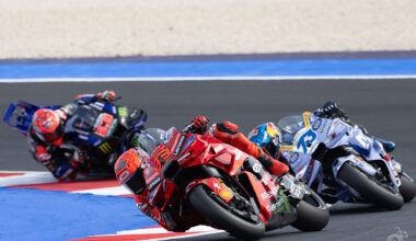 MotoGP, Marquez il più veloce nel warm-up a Misano, Bagnaia ancora attardato