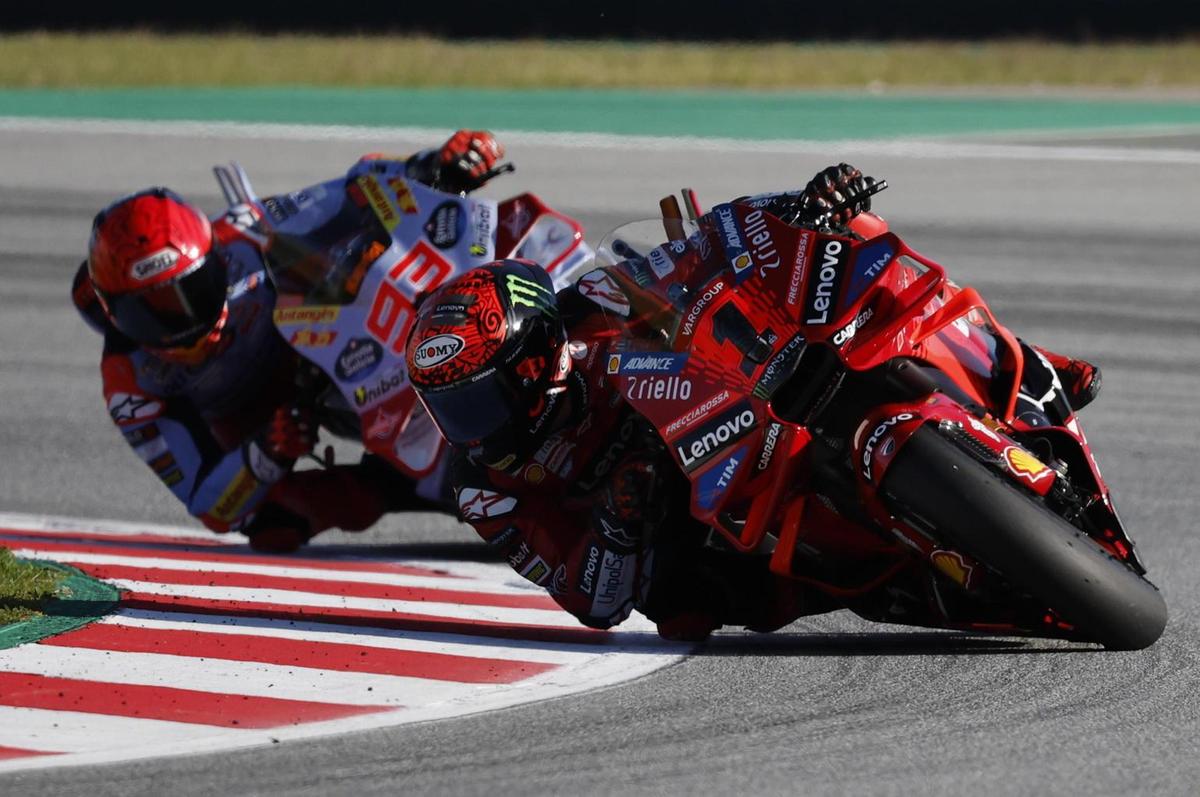 Pecco, sprofondo rosso. Marquez: Alex batte Marc. Binder e Acosta, Ktm vola