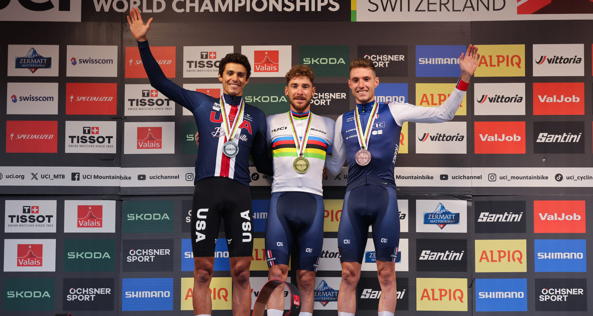Mondiali MTB Valais 2025, Victor Koretzky e Alexandra Keller vincono i titoli di short track - Attesa per Mathieu van der Poel, che sarà in gara domenica nella prova lunga