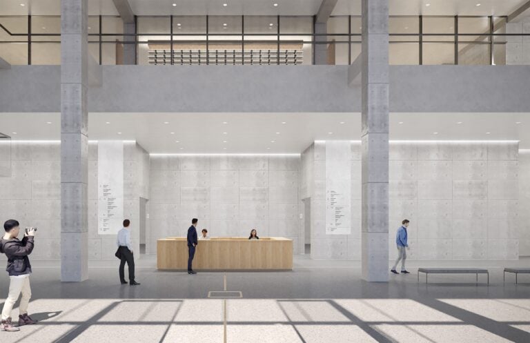 National Museum of Uzbekistan foyer, Render by Atelier Brückner, Courtesy of Uzbekistan Art and Culture Development Foundation