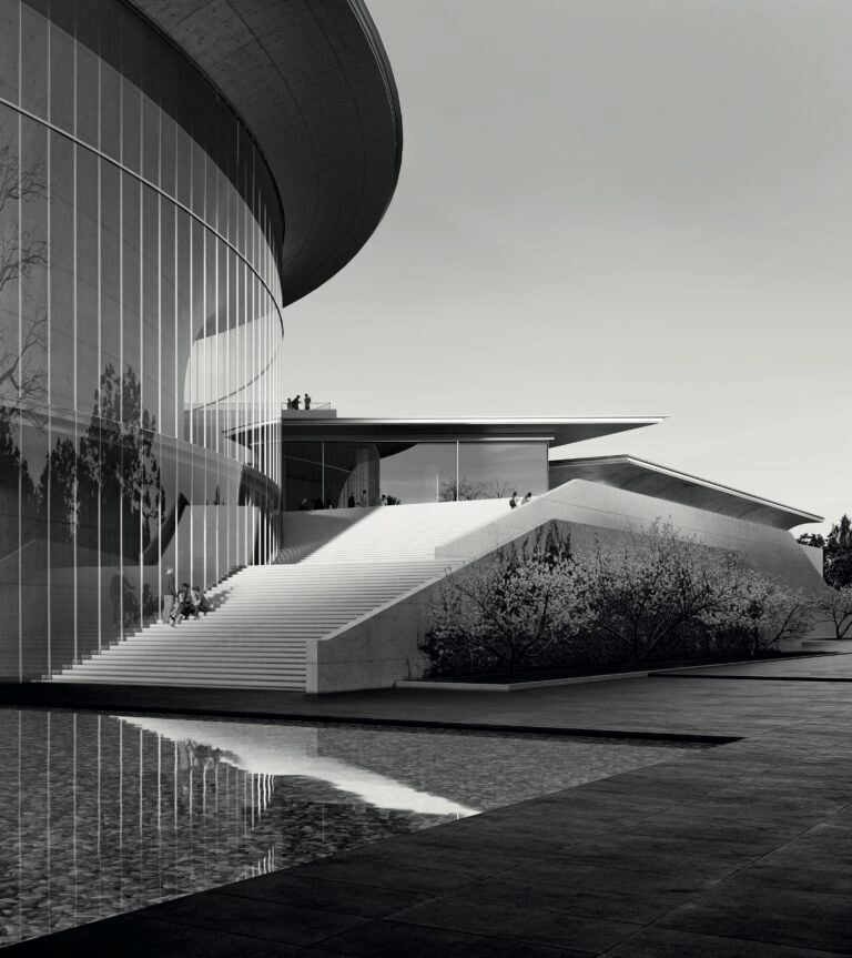 National Museum of Uzbekistan, Render by Tadao Ando Architect & Associates, Courtesy of Uzbekistan Art and Culture Development Foundation