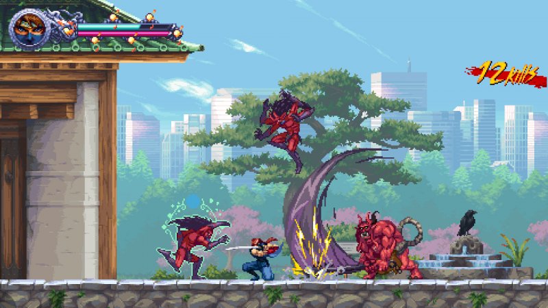 La pixelart 2D di Ninja Gaiden: Ragebound è nostalgica a dir poco