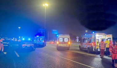 15 feriti ed enorme dispiegamento di soccorsi