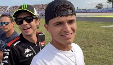 Lando Norris protagonista a Misano: ospite speciale della MotoGP con Valentino Rossi - Formula 1