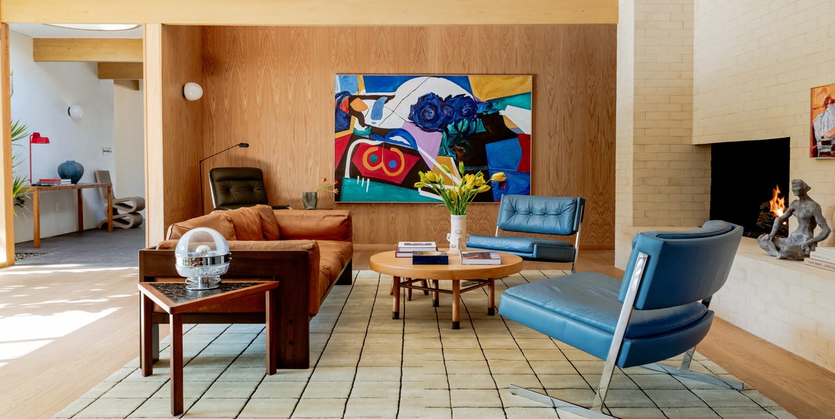Una casa da sogno anni Cinquanta con accenti Bauhaus