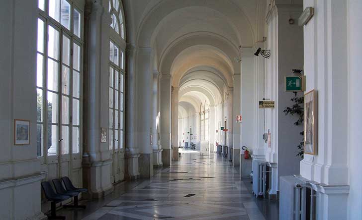 Corridoio ospedale Galliera