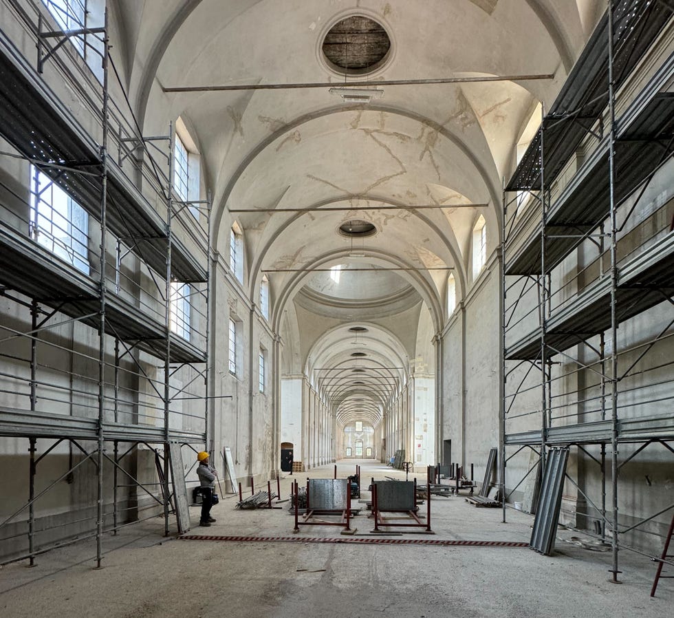 l'ospedale vecchio in ristrutturazione