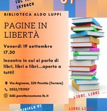 alla Luppi riprendono gli incontri del gruppo di lettura
