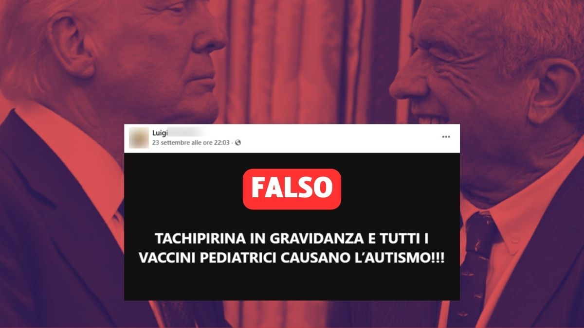 La disinformazione sul paracetamolo e l'autismo, rilanciata da Trump e Kennedy Jr.