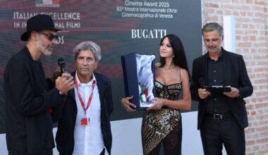 Cine Award 2025, la palermitana Floriana Gentile ritira il premio per la famiglia Bugatti