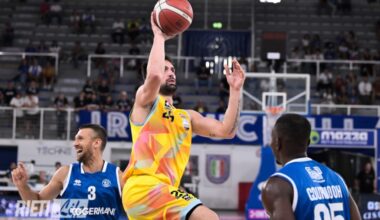 Sebastiani alla pari con i Vice campioni d’talia, al PalaLeonessa Brescia vince 98-89