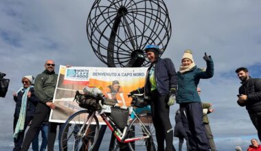 Da Rovereto a Capo Nord in bici per ricordare la moglie: l'impresa di Sabatelli