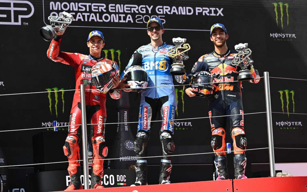 La classifica MotoGP oggi dopo il GP Barcellona (Catalogna) 2025