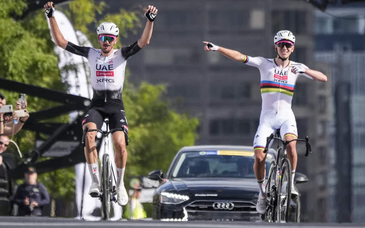Ciclismo, Pogacar lascia la vittoria del GP Montreal 2025 al McNulty della Uae-XRG