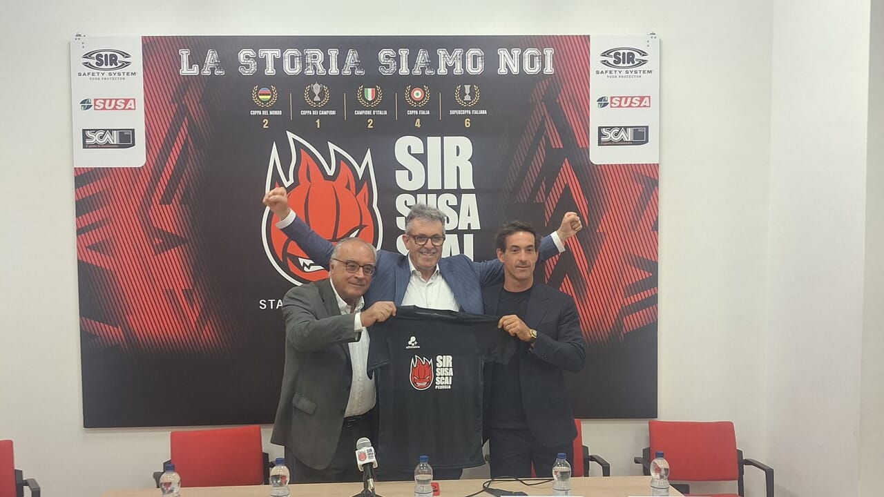 Superlega, nasce la Sir Susa Scai Perugia