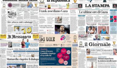 Le prime pagine dei quotidiani di oggi 15 settembre: la rassegna stampa