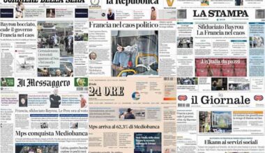Le prime pagine dei quotidiani di oggi 9 settembre: la rassegna stampa