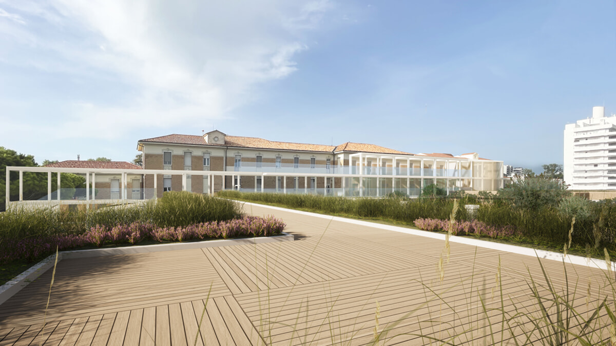 Rendering ospedale di Jesolo
